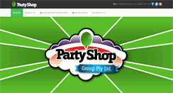 Desktop Screenshot of partyshop.com.au